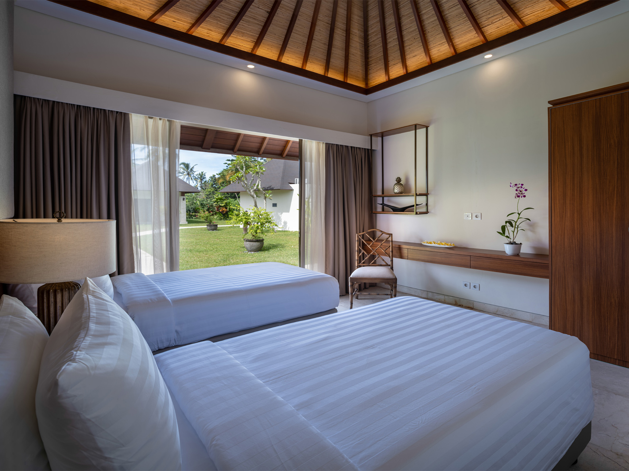 Villa Kailasha - Twin room and garden access - Villa Kailasha, Tabanan, Bali
